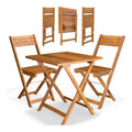 Set bistro per uso esterno PRATICO mobili giardino legno 160 kg 80 kg