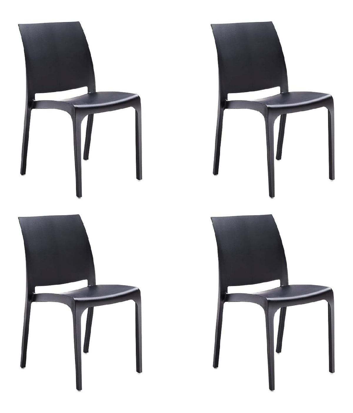 Sedie per tavolo da giardino per uso esterno Sedia dalle forme semplici 81 cm 43,5 cm