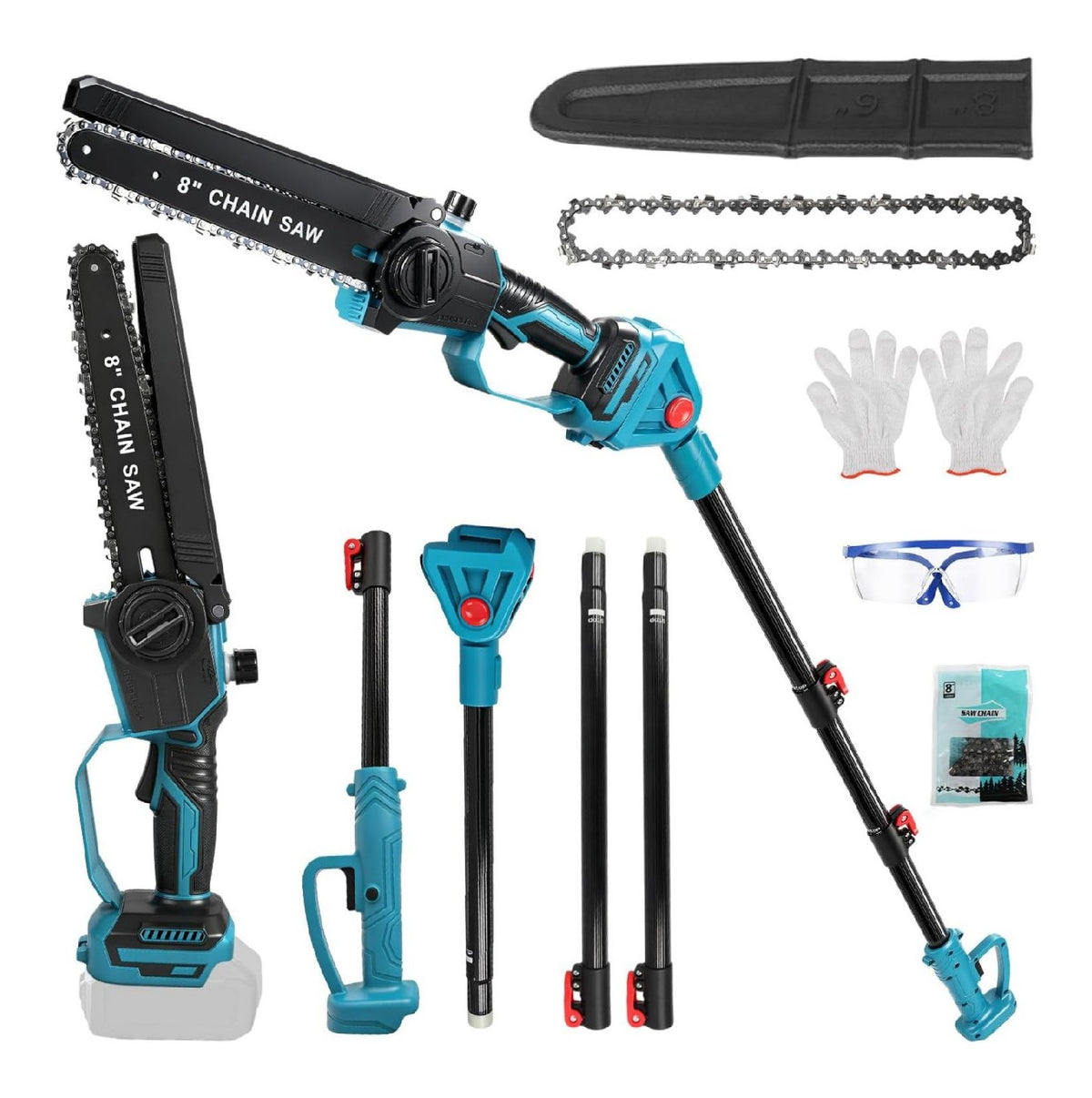 Seghe potatrici per uso esterno Compatibilita set batteria lunga 18V 55 cm