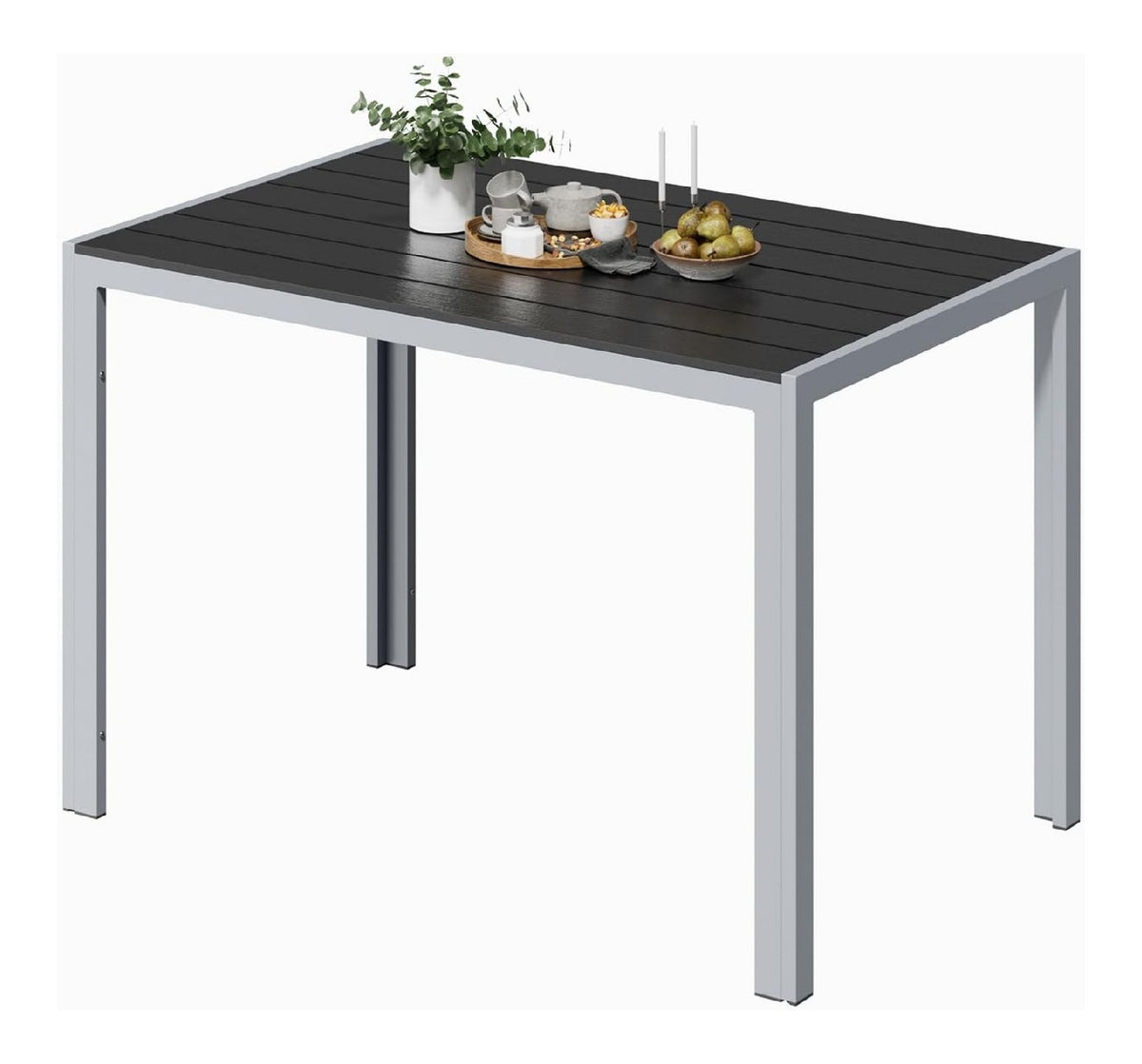 Tavoli standard per uso esterno Tavolo Giardino Alluminio Persone 0,5 cm 110x70x74 cm