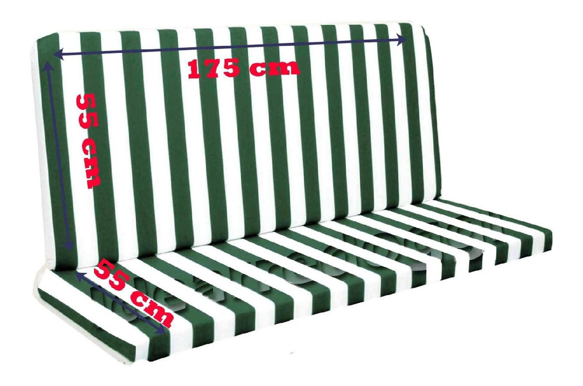 Cuscini per dondoli per uso esterno Kit cuscino dondolo lastra 175 Cm