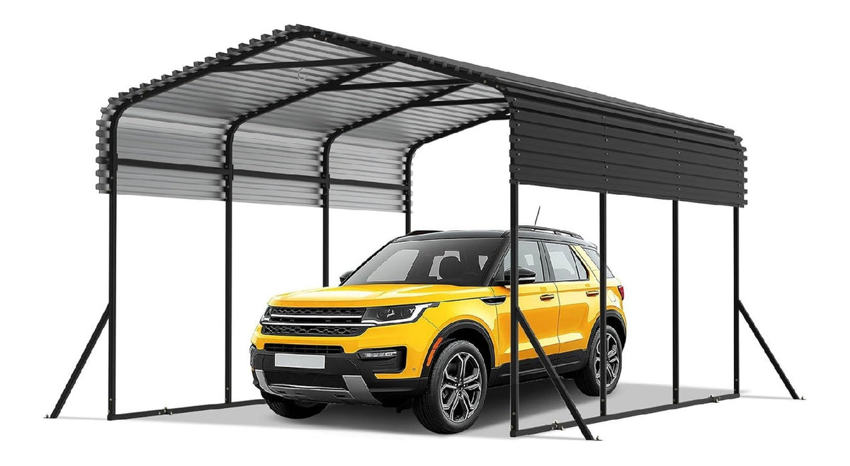 Tettoie per auto per uso esterno Usiamo lamiera trapezoidale acciaio 2,5 m 2,6 m
