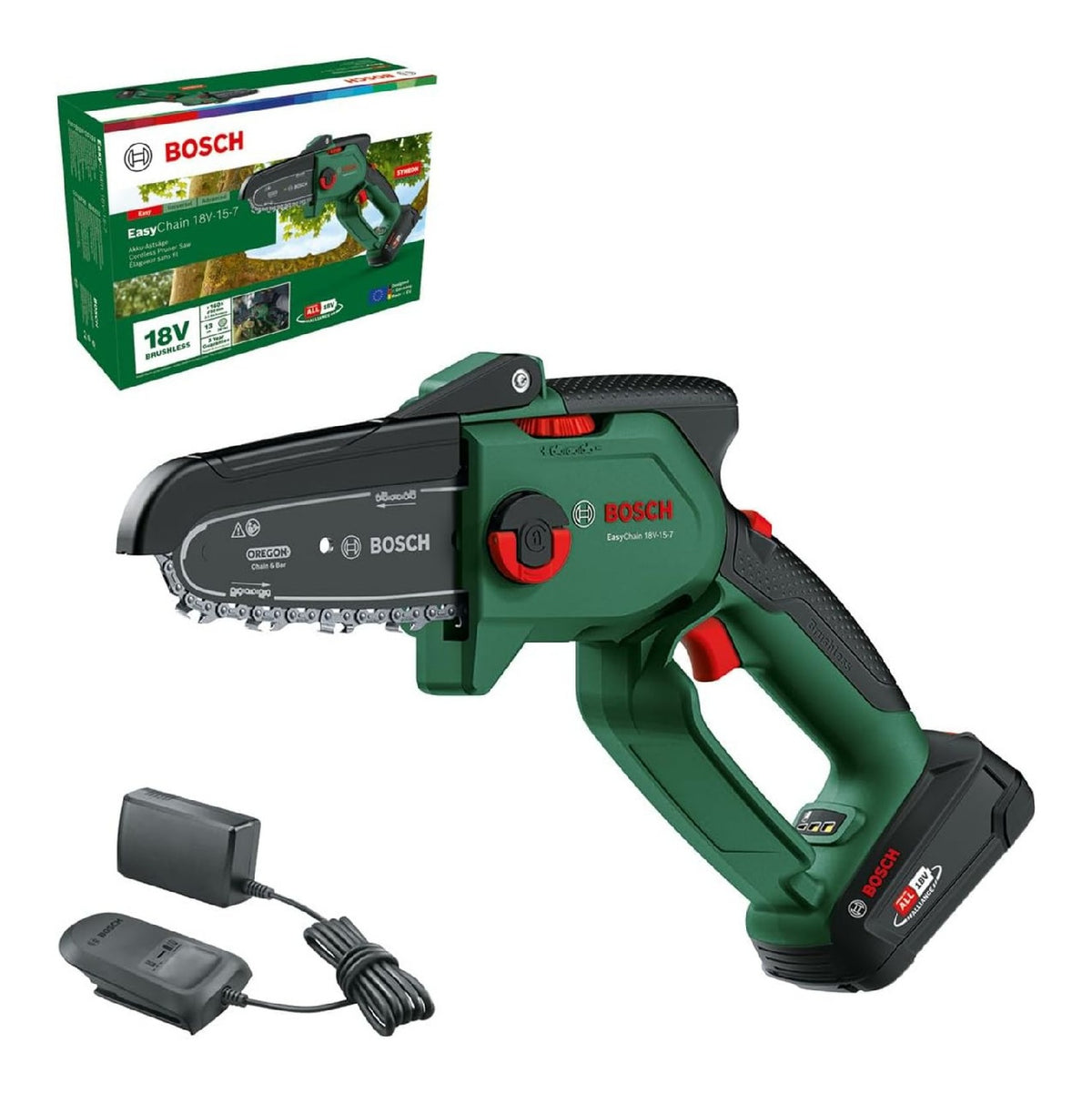 Mini motosega batteria ideato Motoseghe 18V 2,5 Ah