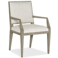 Poltroncine con bracciolo Linn Cove Colore Visone, Set da 2