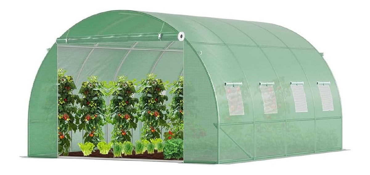 Serre tunnel 2 m 25 mm con Approfitta serra superficie ottimizzare