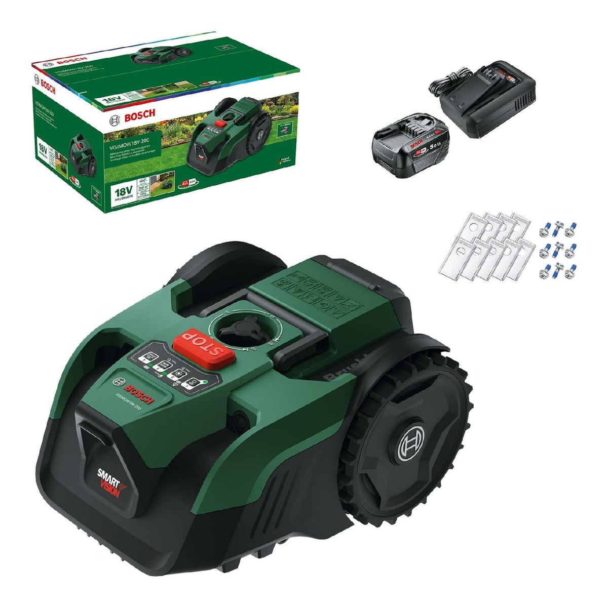 Avvio rapido taglio Facile Tagliaerba a trazione 18V 4.0Ah