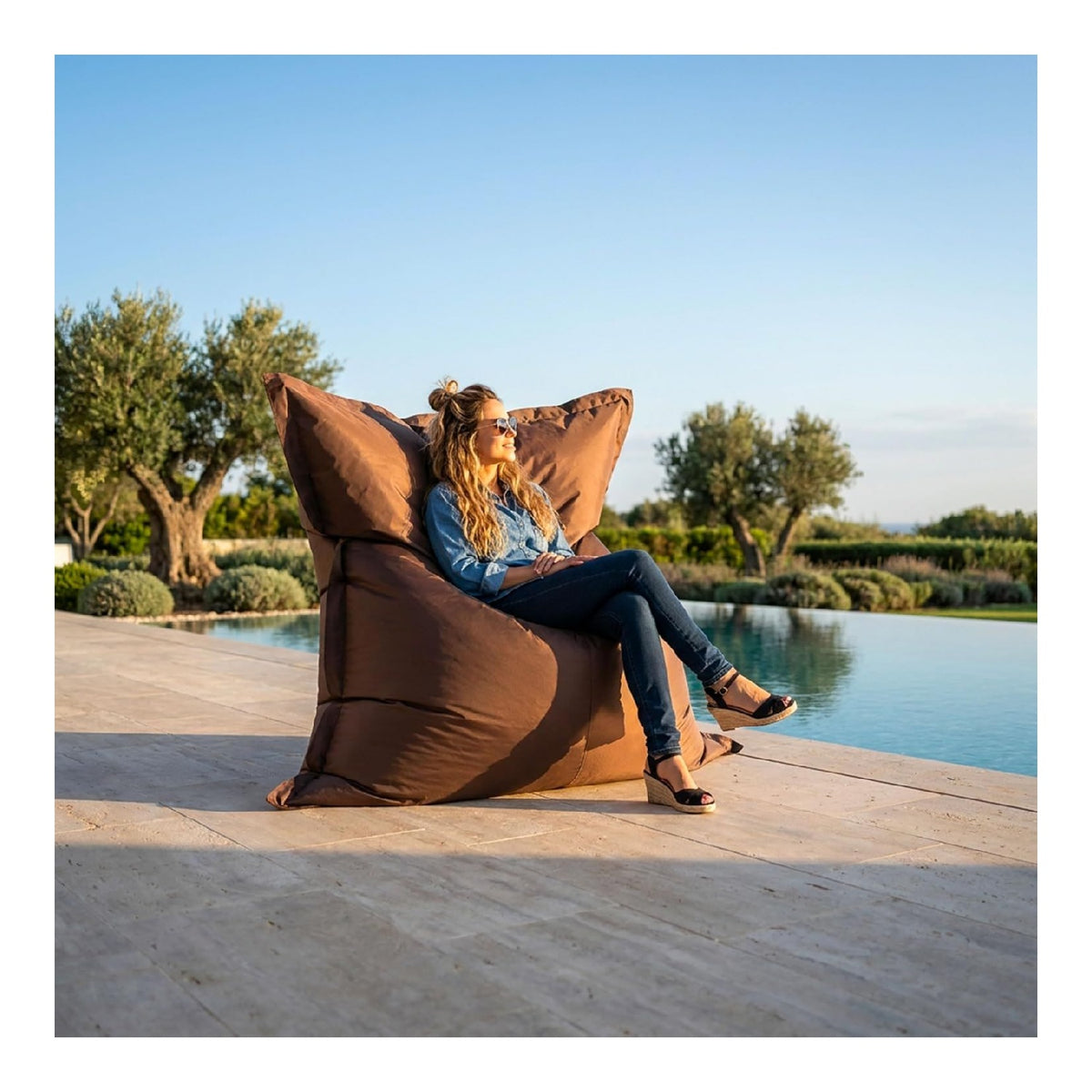 Sedie beanbag con Tessuto poliestere alta qualita
