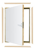 Porte interne per uso esterno Coefficiente trasmittanza termica dell'intera 1,1 W