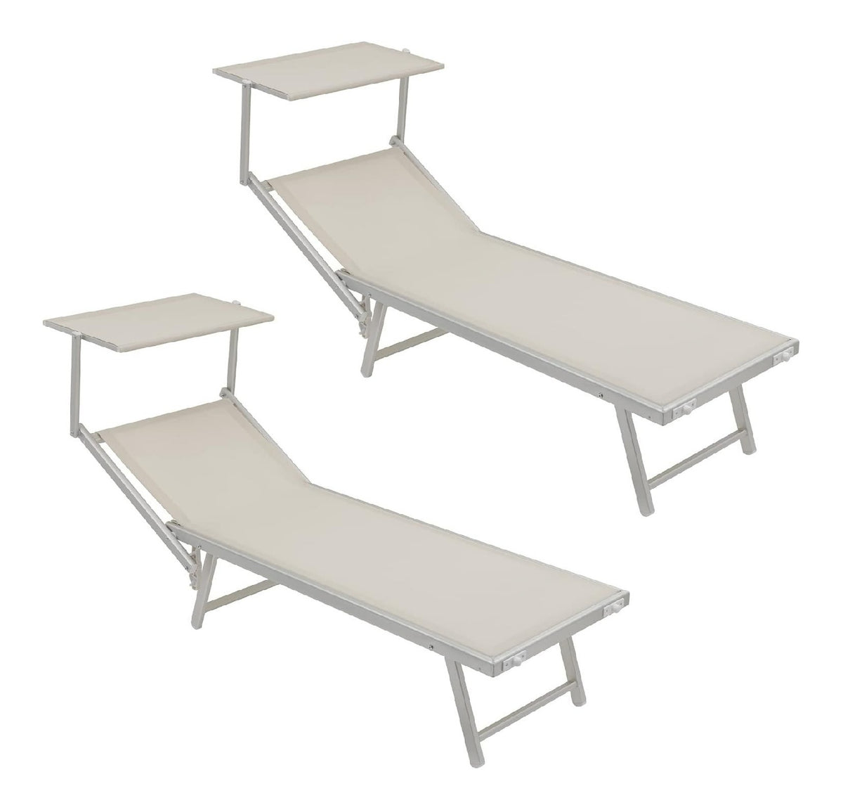 LETTINO lettino spiaggia Home per giardino, Lettini 160 kg 190 cm