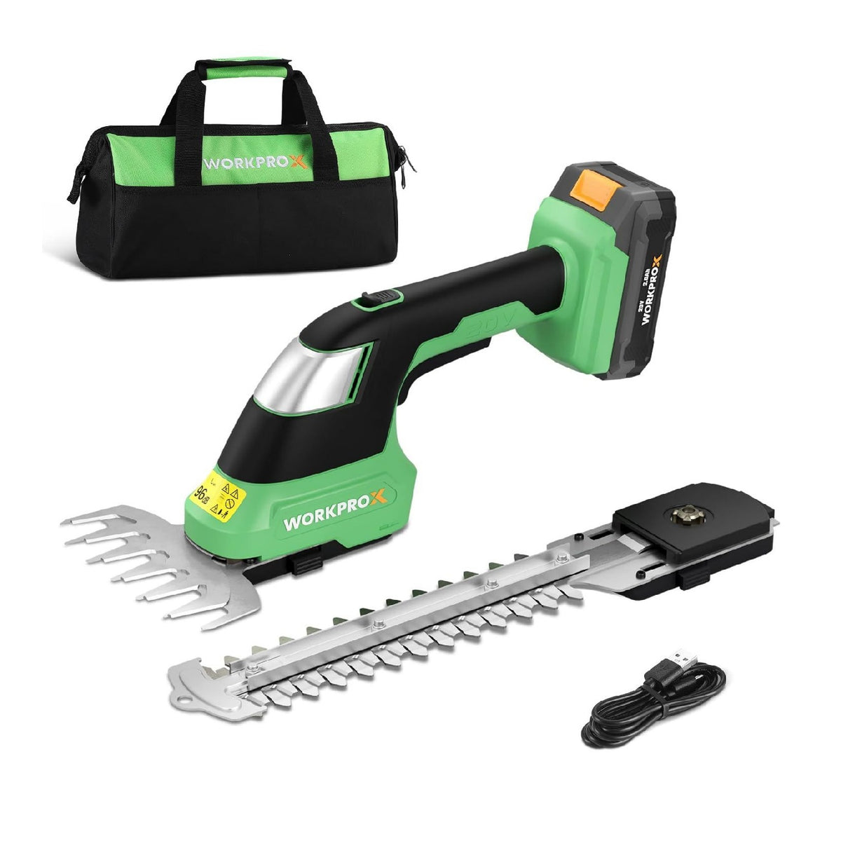 Potenza professionale WORKPRO tagliaerba Tagliasiepi 20V 2,0Ah