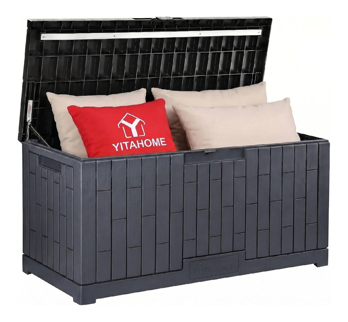 GRANDE DESIGN scatola archiviazione per giardino, Portacoperte 450L 59cm