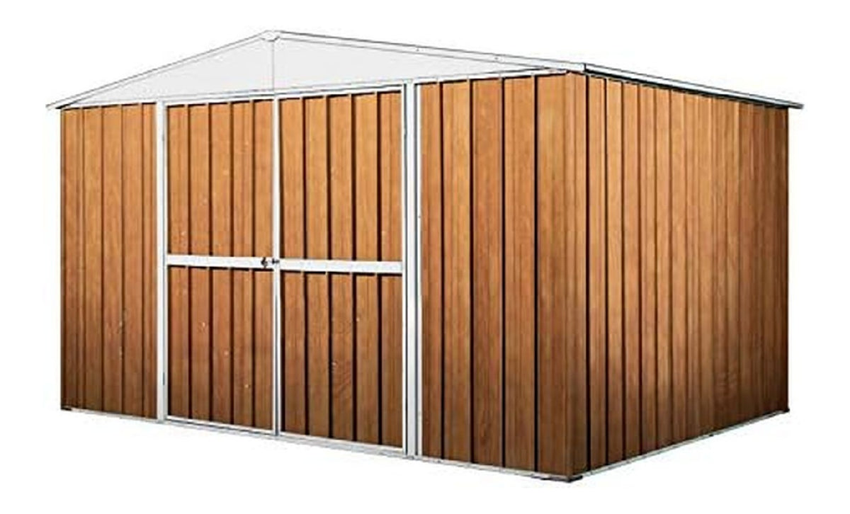 Dimensioni esterne Pannelli acciaio per giardino, Casette da giardino 3.60 m 3.45 m