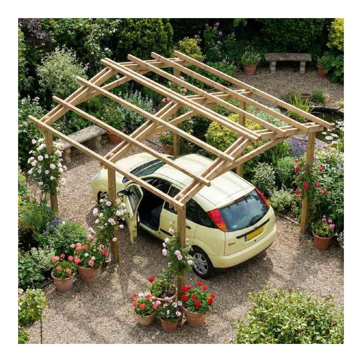 Tettoie per auto ARREDA STILE Pergola giardino