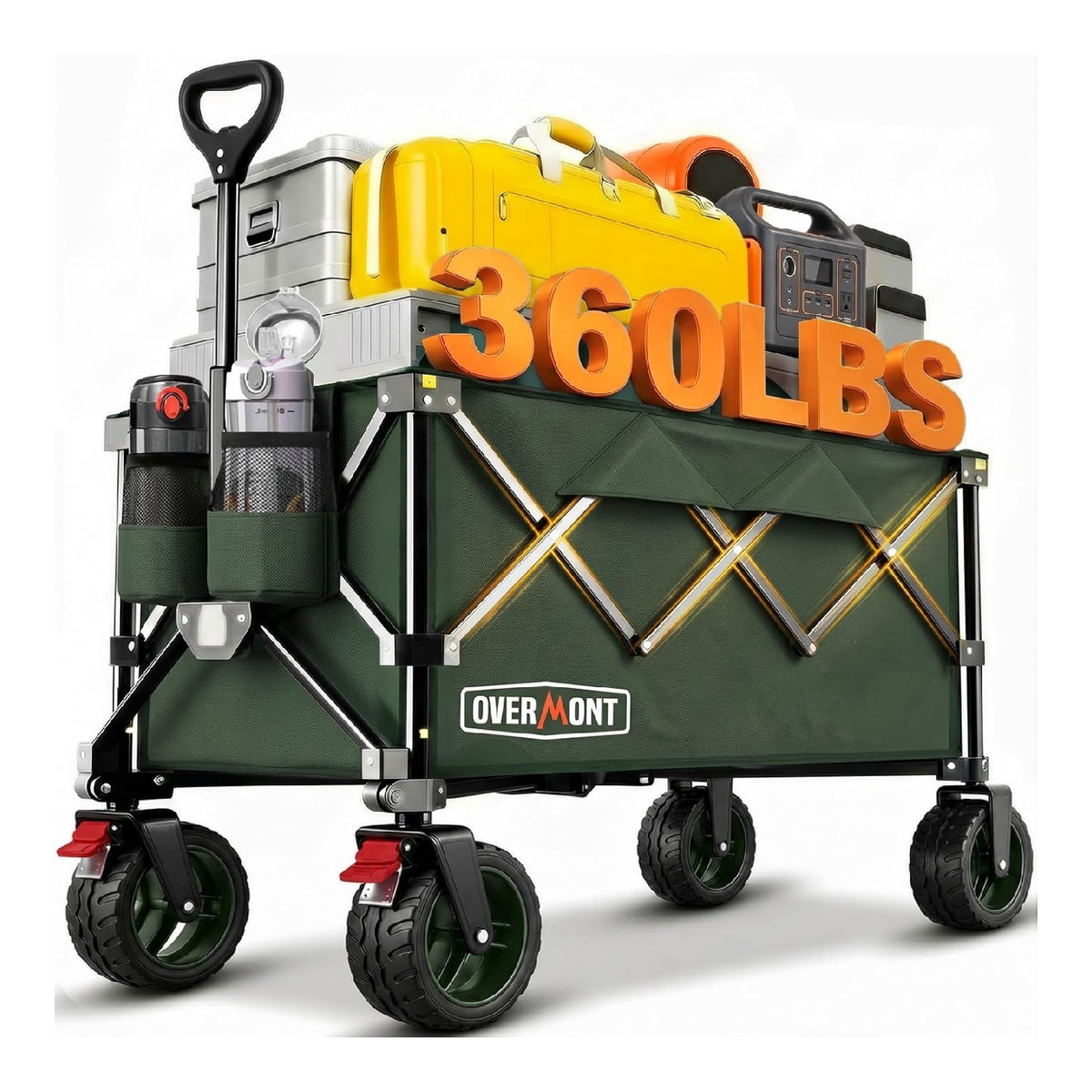carrello carichi pesanti espande per giardino, Carrelli e vagoni 82 cm 50 cm