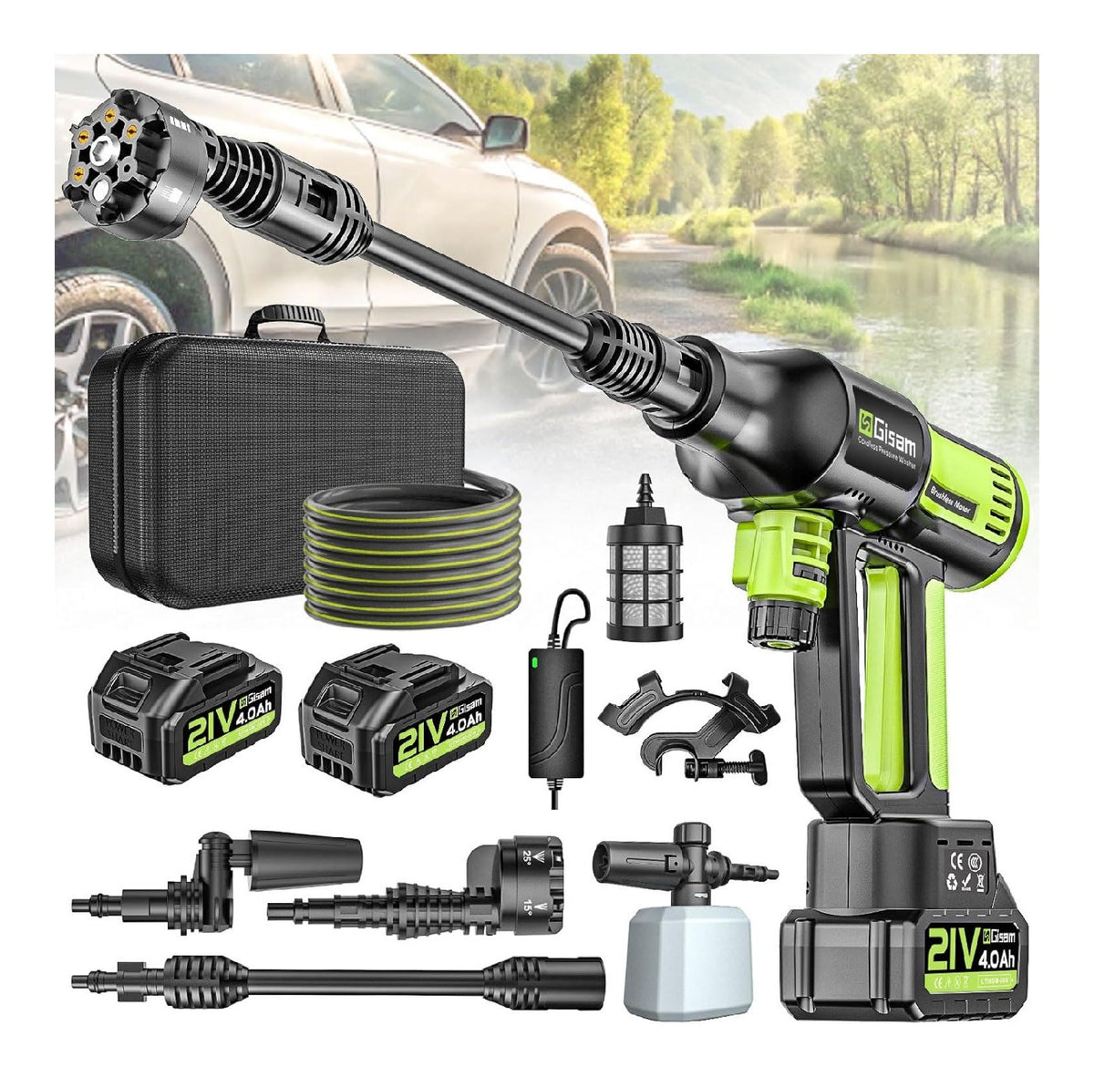 Modalita velocita L'idropulitrice batteria per giardino, Idropulitrici 120 bar 5 m