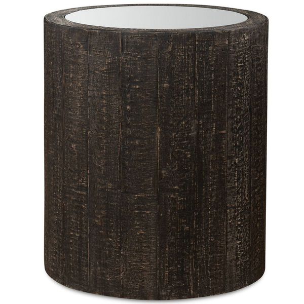 Tavolo decorativo Sequoia noce scuro
