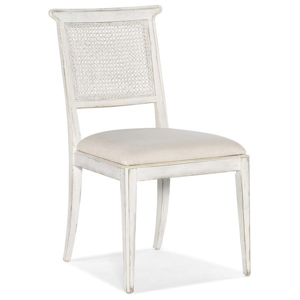 Sedie laterali Charleston Bianco Magnolia, Set da 2