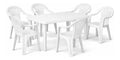 set composto Tavolo Ovale Tavoli standard 8,55 Kg 3 Kg
