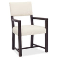 Poltroncine con bracciolo legno fluttuante Legno Bruciato, Set da 2